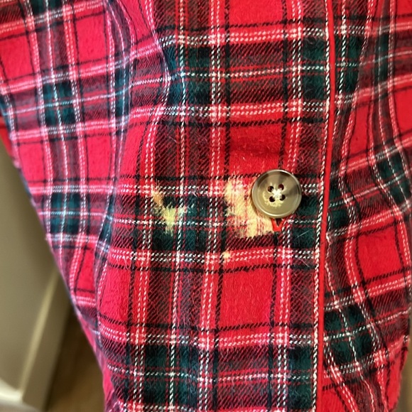 Vintage Lauren Ralph Lauren Women’s Logo Plaid Flannel Nightgown Size XL. A477 - Picture 4 of 4